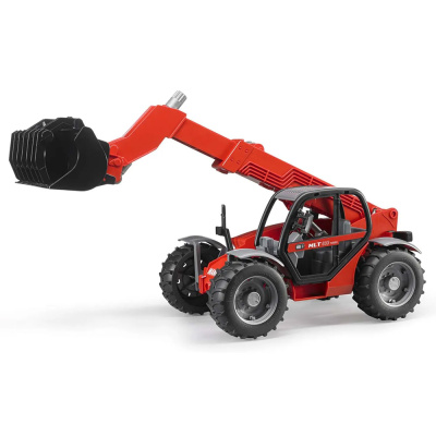 Погрузчик колёсный Manitou MLT 633 с телескопическим ковшом Bruder 02-125 1